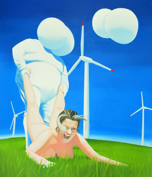 der Administrator, 2008, Oil on Canvas, 140 x 120 cm