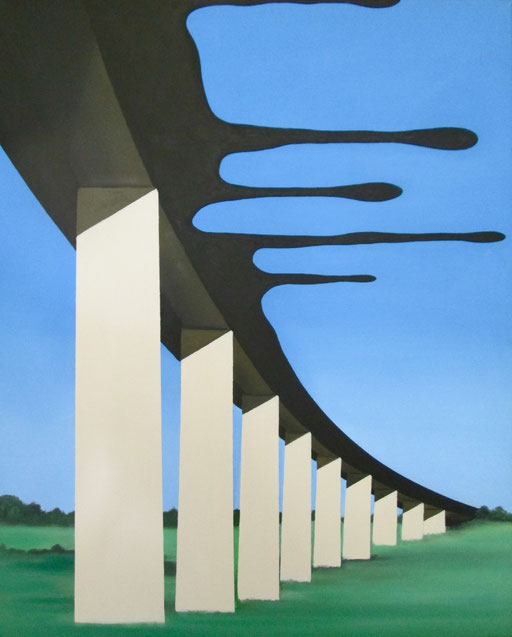 Brücke, 2017, Oil on Canvas, 50 x 40 cm
