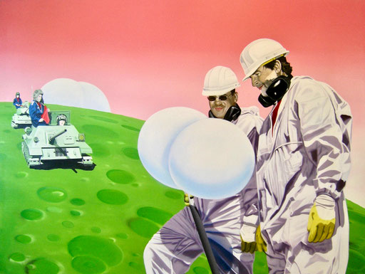 Kontakt, 2010, Oil on Canvas, 120 x 160 cm