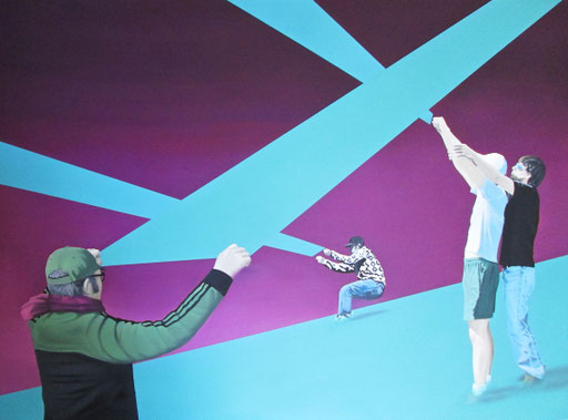 contrary, 2013, Oil on Canvas, 145 x 200 cm
