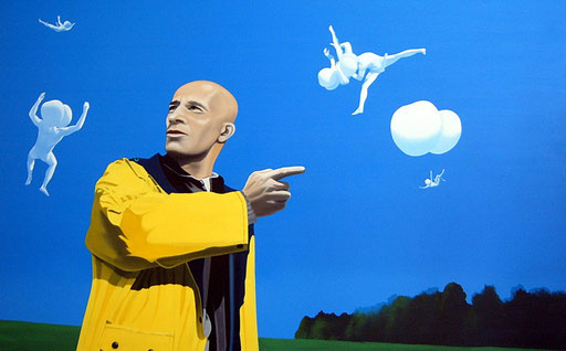 die Deutung, 2006, Oil on Canvas, 100 x 160 cm