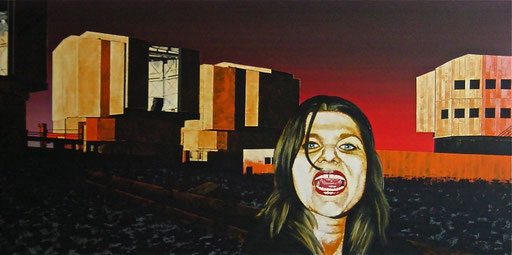 Very Large, 1999, Acrylic on Canvas, 50 x 100 cm