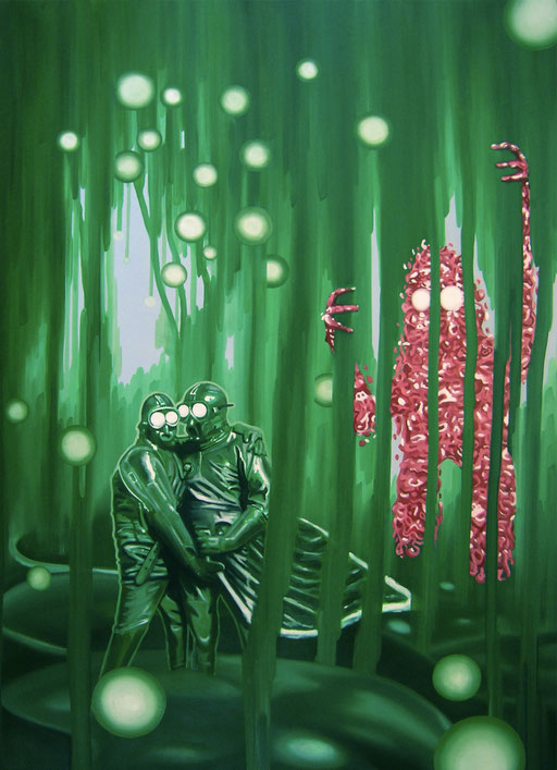 Die Methode, 2021, Oil on Canvas, 140 x 100 cm