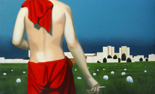 Feeldfrüchte, 2007, Oil on Canvas, 80 x 130 cm