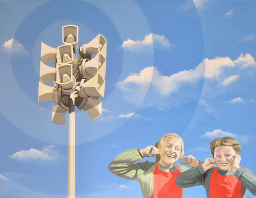 das Signal, 2011, Oil on Canvas, 100 x 130 cm