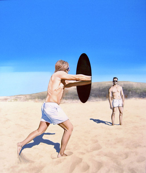 Aktivierung, 2025, Oil on Canvas, 95 x 80 cm