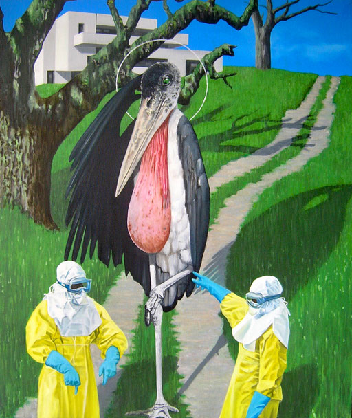 Sitiationsbedingt, 2023, Oil on Canvas, 95 x 80 cm