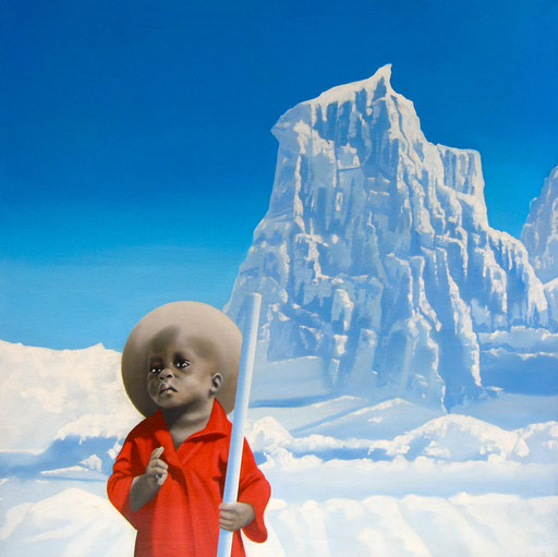 do it_01, 2011, Oil on Canvas, 80 x 80 cm