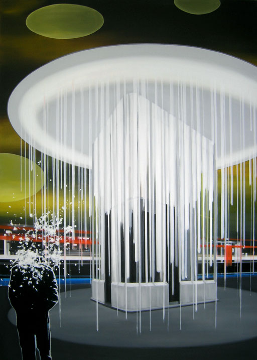 Pavillon, 2026, Oil on Canvas, 140 x 100 cm