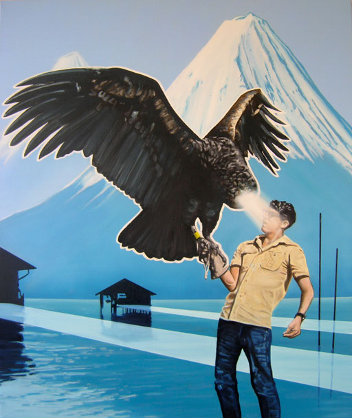 Es kam, wie es kommen musste, 2023, Oil on Canvas, 95 x 80 cm