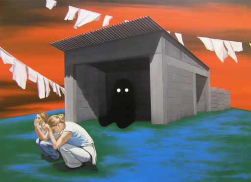 Konzentration, 2017, Oil on Canvas, 100 x 140 cm