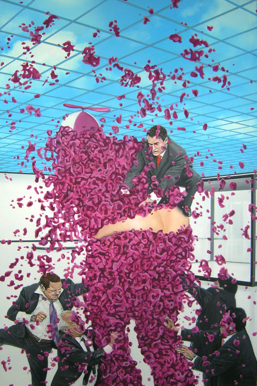 Gemengelage, 2024, Oil on Canvas, 120 x 80 cm