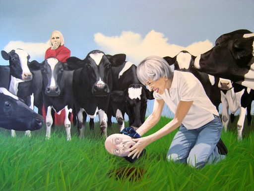 the only solution, 2010, Oil on Canvas, 120 x 160 cm
