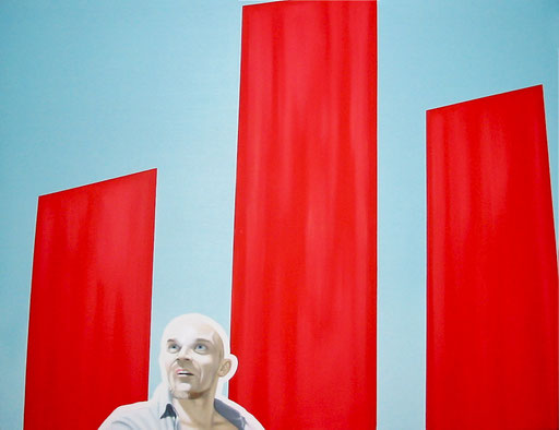 Vorwärtz, 2011, Oil on Canvas, 100 x 130 cm