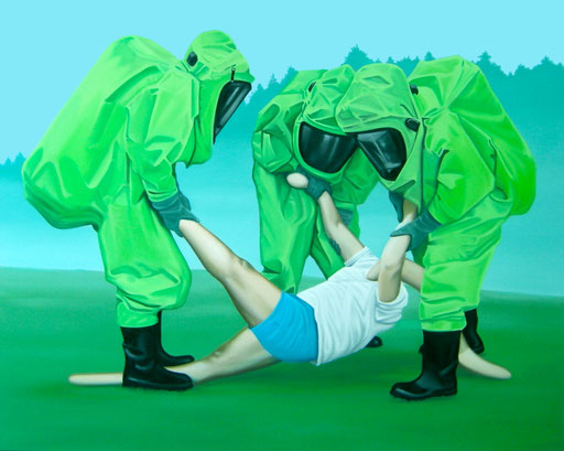 Träum weiter, 2016, Oil on Canvas, 80 x 100 cm