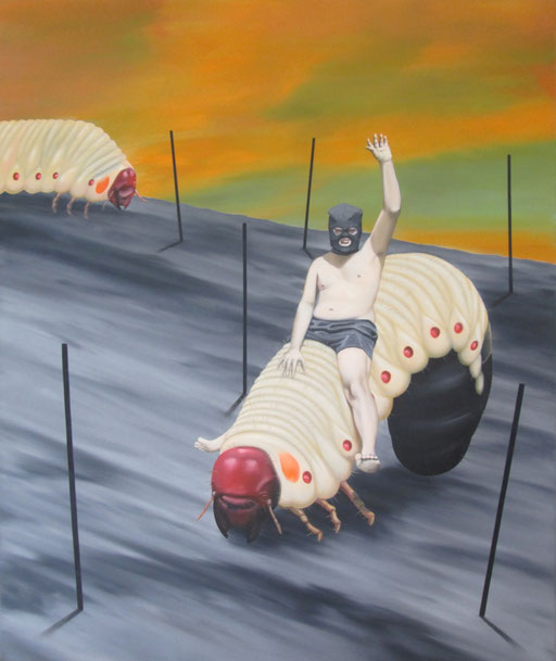 Wegweisend, 2017, Oil on Canvas, 120 x 100 cm