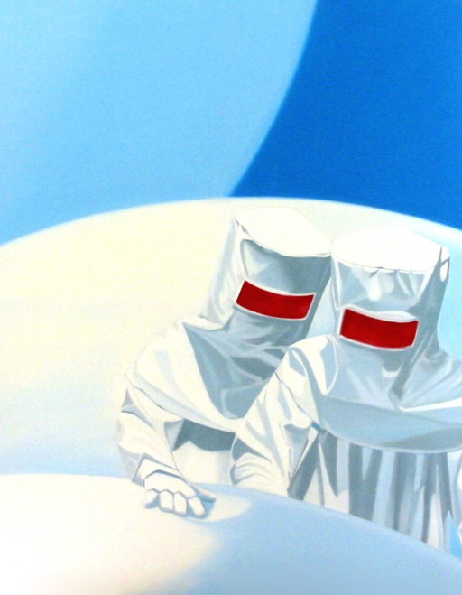 die Untersuchung, 2007, Oil on Canvas, 140 x 110 cm
