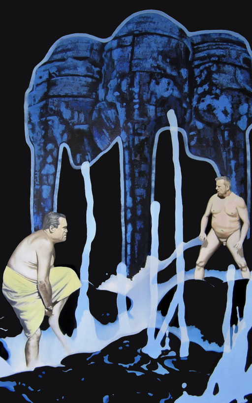Ausnahmen bestätigen die Regel, 2020, Oil on Canvas, 80 x 130 cm