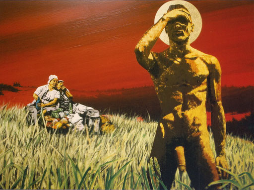 Die Erscheinung, 1996, Acrylic on Canvas, 140 x 190 cm