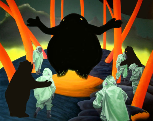 Relation, 2016, Oil on Canvas, 160 x 200 cm
