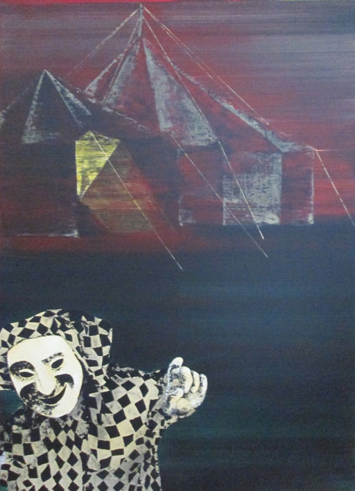 Larissas Traum, 1996, Acrylic on Canvas, 170 x 120 cm