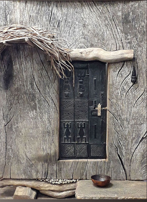 La porte - 70 x70 cm Disponible