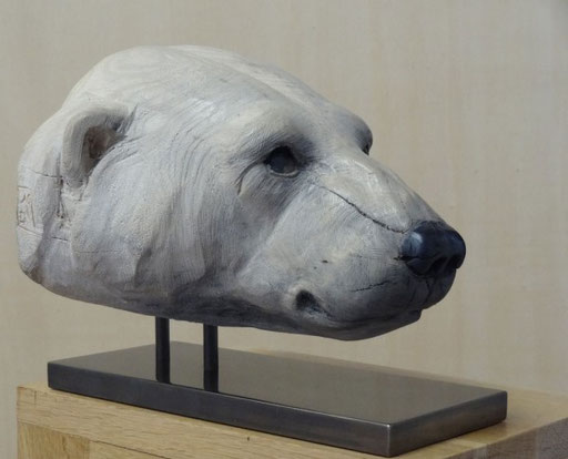   OURS POLAIRE -   22 x 20 cm  Vendue