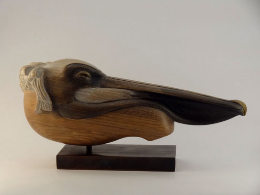 PELICAN -    40 x 15 cm  Disponible sélectionné au Salon de Bry 2020