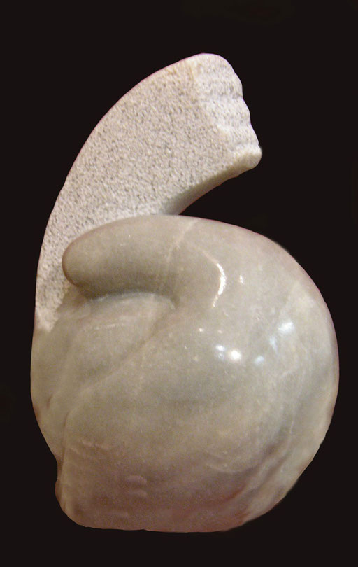 LA TOILETTE - Marbre de Saint Béat - 20 x 18 cm 