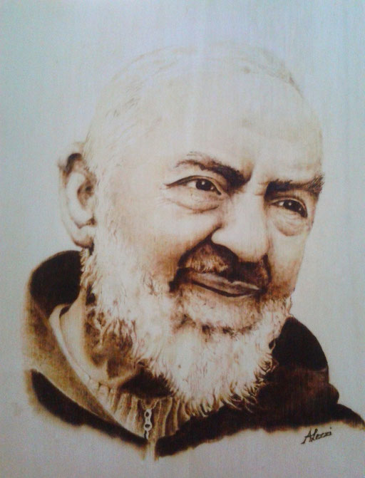 Padre Pio 2 - 21x16cm