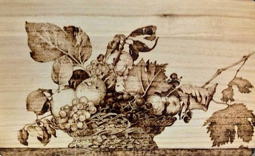 Canestra di Frutta - Caravaggio - 27x15cm