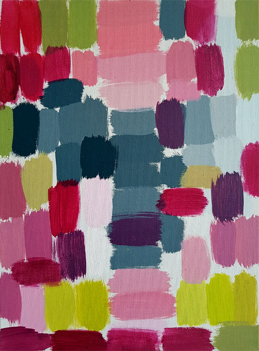 "Die Farben der WorldLeader- Nr. 5", 2021, 40x30 cm, Acryl auf Leinwand
