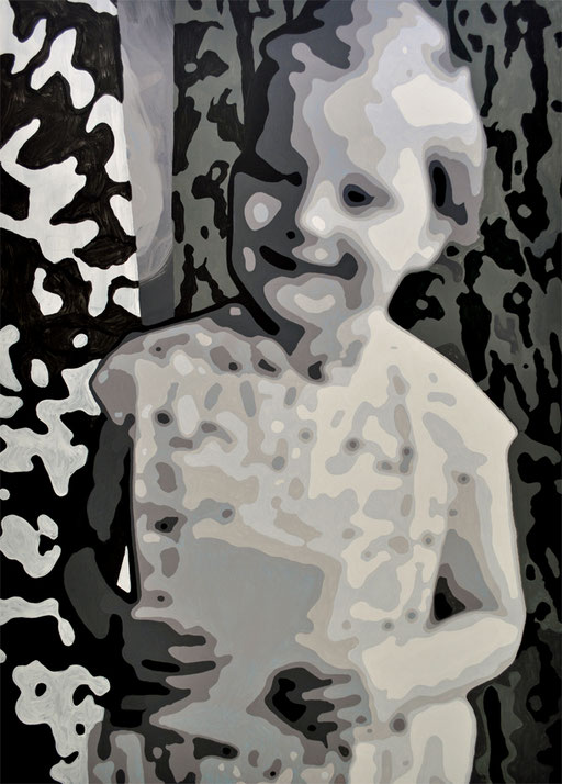 "Little Angela", 2020, 140x100 cm, Acryl auf Leinwand (reserviert)