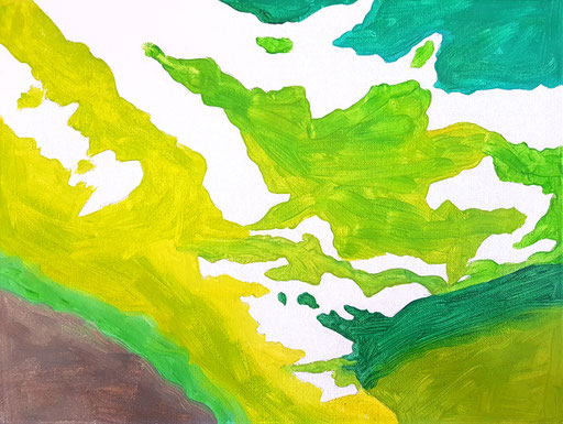 "Plein air painting", 2023, 30x40 cm, Öl auf Leinwand
