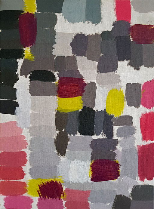 "Die Farben der WorldLeader- Nr. 4 ", 2021, 40x30 cm, Acryl auf Leinwand