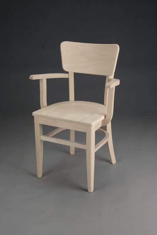 Stuhl Modell B 1152 -A  in Buche! Maße: 48 cm tief, 65 cm breit, 85 cm hoch, 45 cm Sitzhöhe