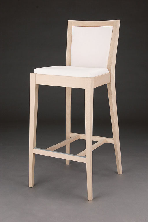 Barhocker Modell HC 180-B in Buche! Maße 53 cm tief, 46 cm breit, 107 cm hoch,  76 cm Sitzhöhe