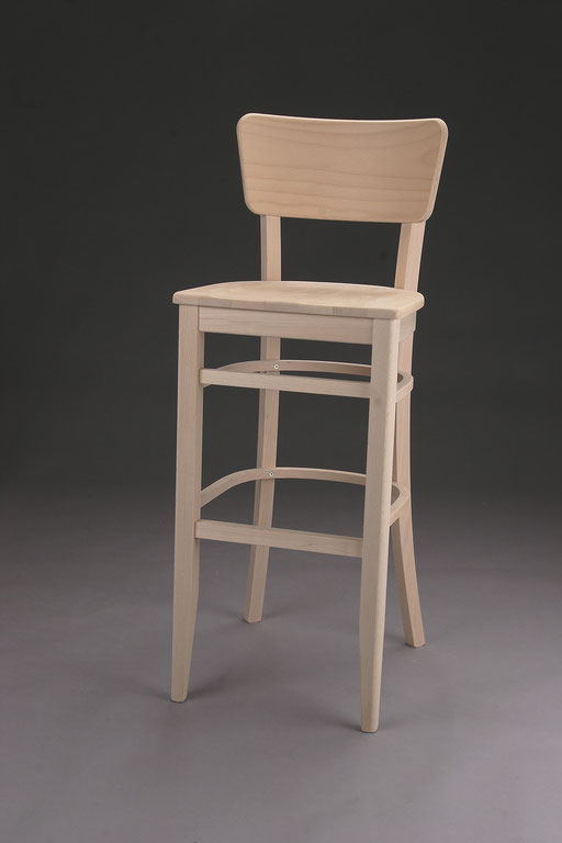 Barhocker Modell B 1152-B in Buche! Maße: 48 cm tief, 42 cm breit, 112 cm hoch, 80 cm Sitzhöhe