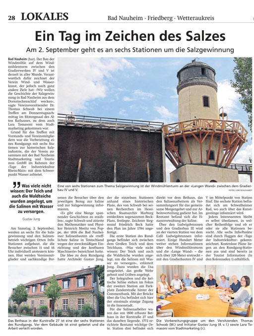 Wetterauer Zeitung, 29. August 2023