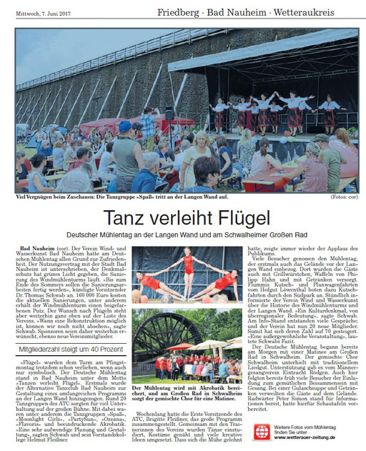 Wetterauer Zeitung, 06. Juni 2017