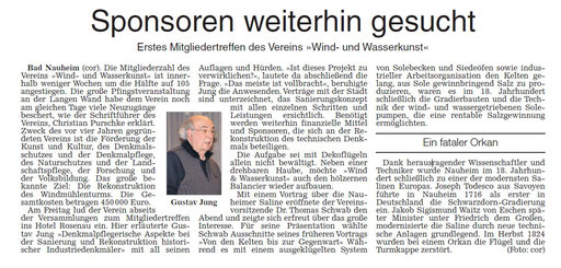 Wetterauer Zeitung, 21. November 2017