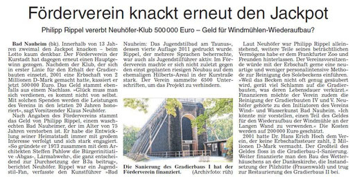 Wetterauer Zeitung, 16. August 2014