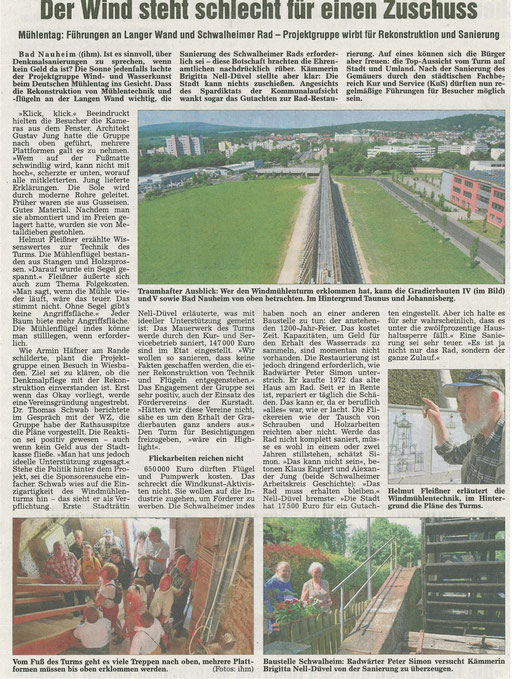 Wetterauer Zeitung, 30. Mai 2012