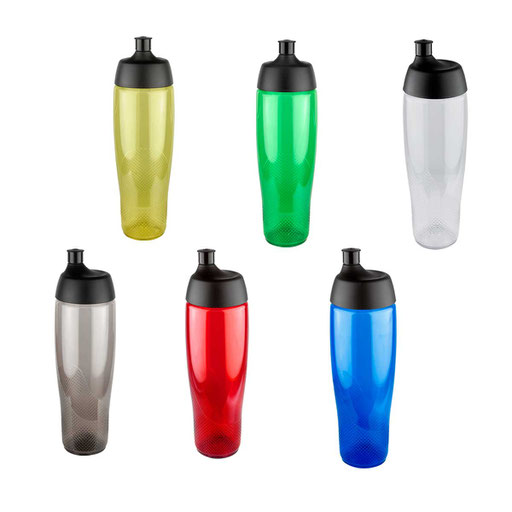 CÓDIGO ANF 021 Sistema de rosca twist-off que permite abrir y cerrar la tapa en un giro. Incluye válvula de seguridad. MATERIAL PET. MEDIDA 7.3 X 25 CM. CAPACIDAD 700 ML