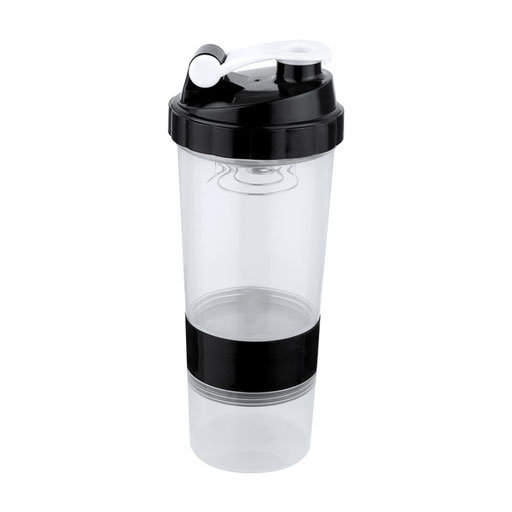 CÓDIGO ANF 042 Incluye agitador. Cuenta con dos compartimentos especiales en la parte inferior y divisor de pastillas. MATERIAL PLÁSTICO. MEDIDA 9.5 x 24.7 cm CAPACIDAD 