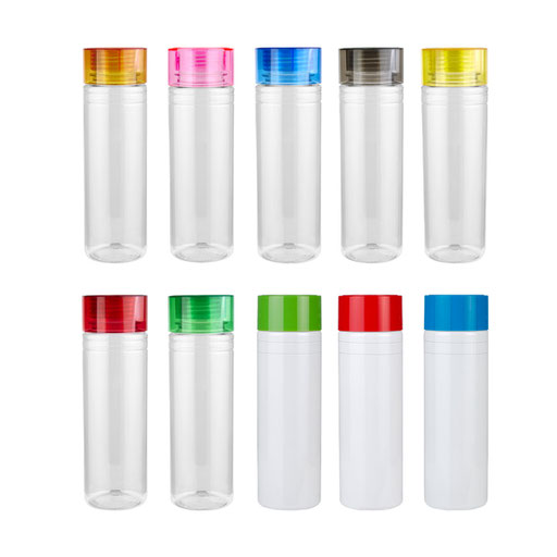 CÓDIGO ANF 007 Sistema de rosca twist-off que permite abrir y cerrar la tapa en un giro. MATERIAL PET. MEDIDA 7.4 X 24.5 CM. CAPACIDAD 850 ML