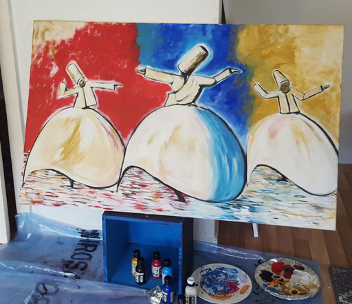 Auftragsmalerei Semazenler atelier-sogut Krefeld 