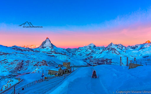 Bild: Morgenschicht auf dem Gornegrat