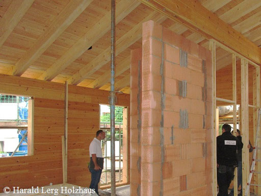 Blockhaus Ausbau - Holzhausbau - Wohnblockhaus - Hessen 