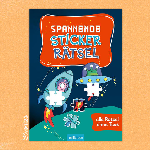 Spannende Stickerrätsel, Verlag: Ars Edition, Erscheinungsdatum: 26.03.2024, ISBN: 978-3845856124